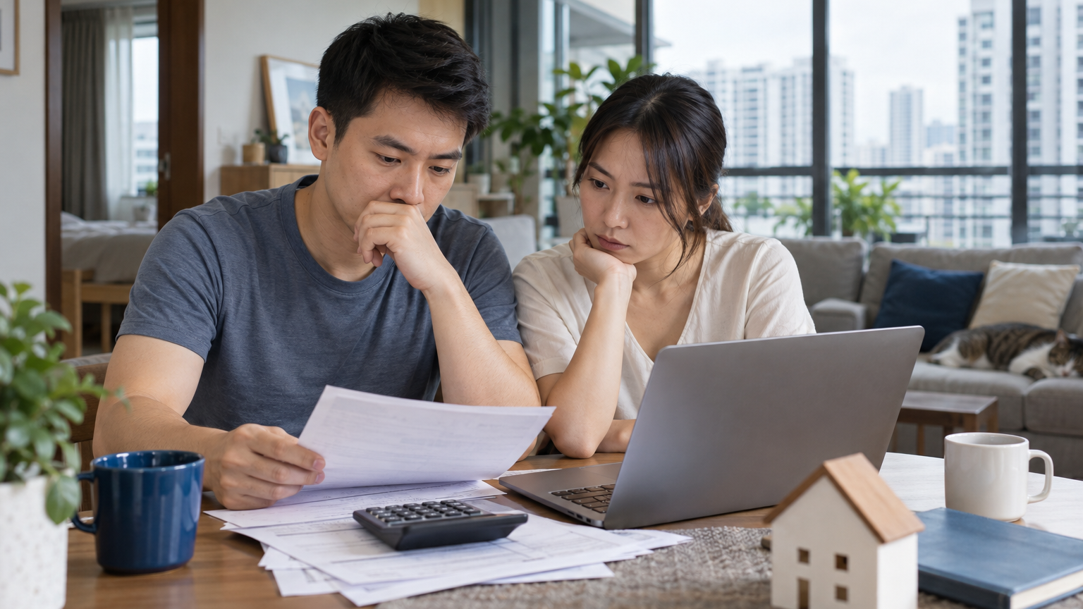 Illustrative Singapore general scene for Banks test home loans at 4%—but that does not mean rent wins