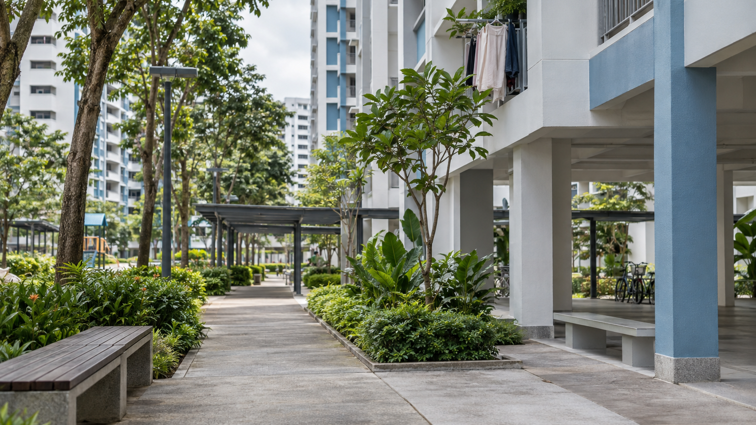 Singapore hdb property scene illustrating Garden Waterfront II points to a more scalable BTO building model