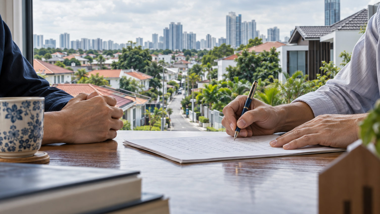 Illustrative Singapore general scene for Handwritten house-sale promise secures S$300,000 each for brothers left out of will