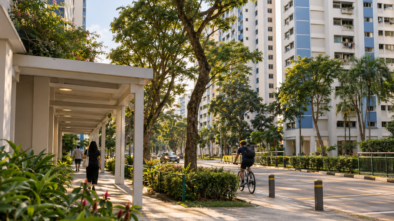 Illustrative Singapore hdb scene for Kallang Trivista Five-Room Flat Fetches a Record S$1,588,888