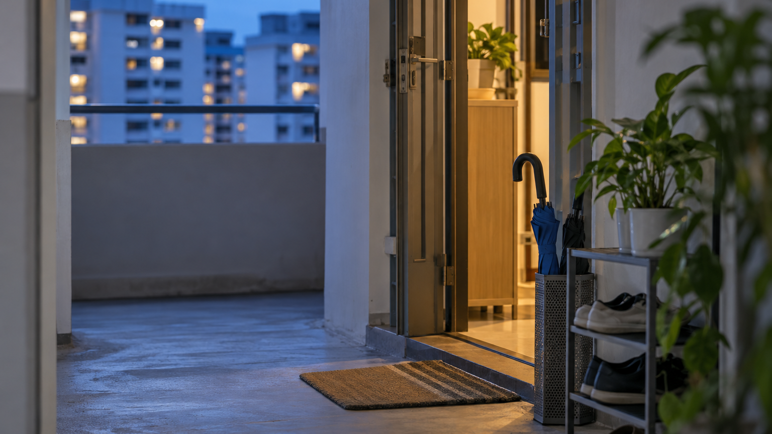 Illustrative Singapore hdb scene for Private Home Prices Climbed 1.4% as HDB Resale Prices Dipped