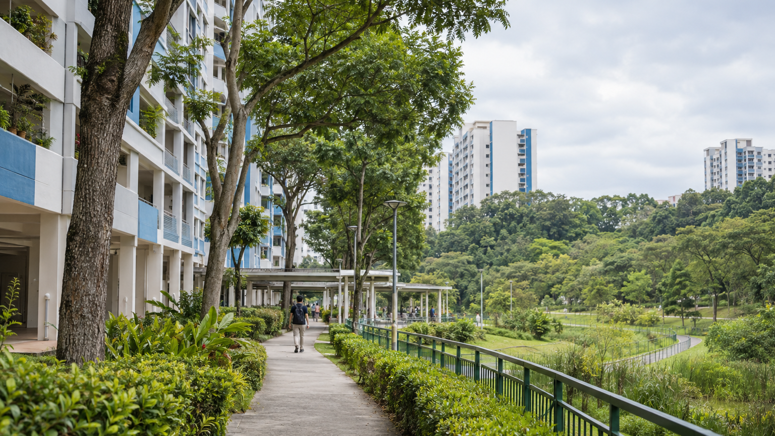 Singapore hdb property scene illustrating Tengah Service Reservoir’s 5.4ha Housing Plot Is Now Park Land