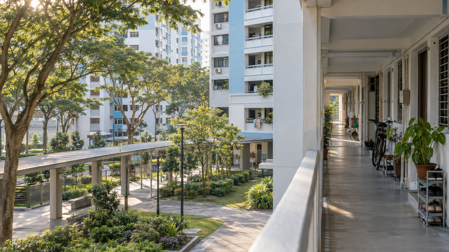 Singapore hdb property scene illustrating When a New HDB Flat’s Co-owners Cannot Agree